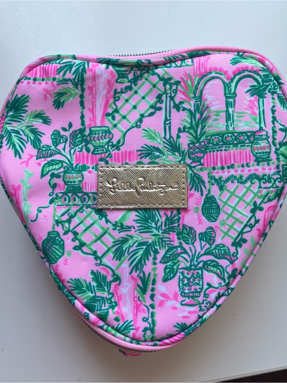 Lilly Pulitzer Mandevilla Baby Always Worth It Cosmetic Case NEW